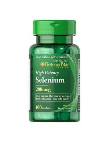 Selenium 200 mg, 100 capsules