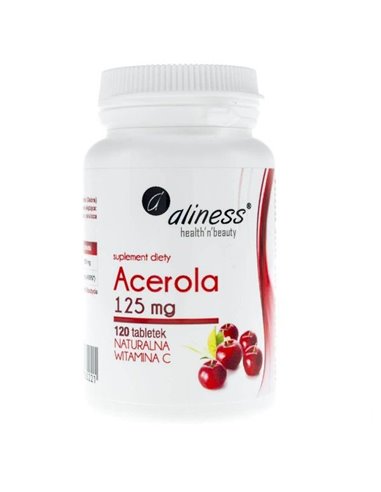 Acerola Natural Vitamin C, 125mg, 120 tablets