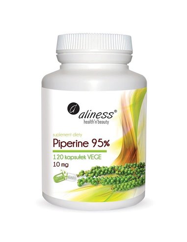 Piperine 95% 10 mg, 120 capsules